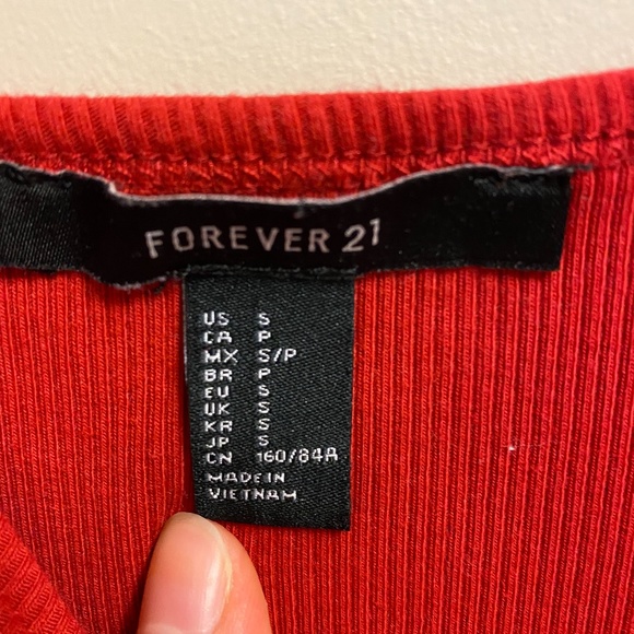 red forever 21 midi dress - Picture 3 of 3